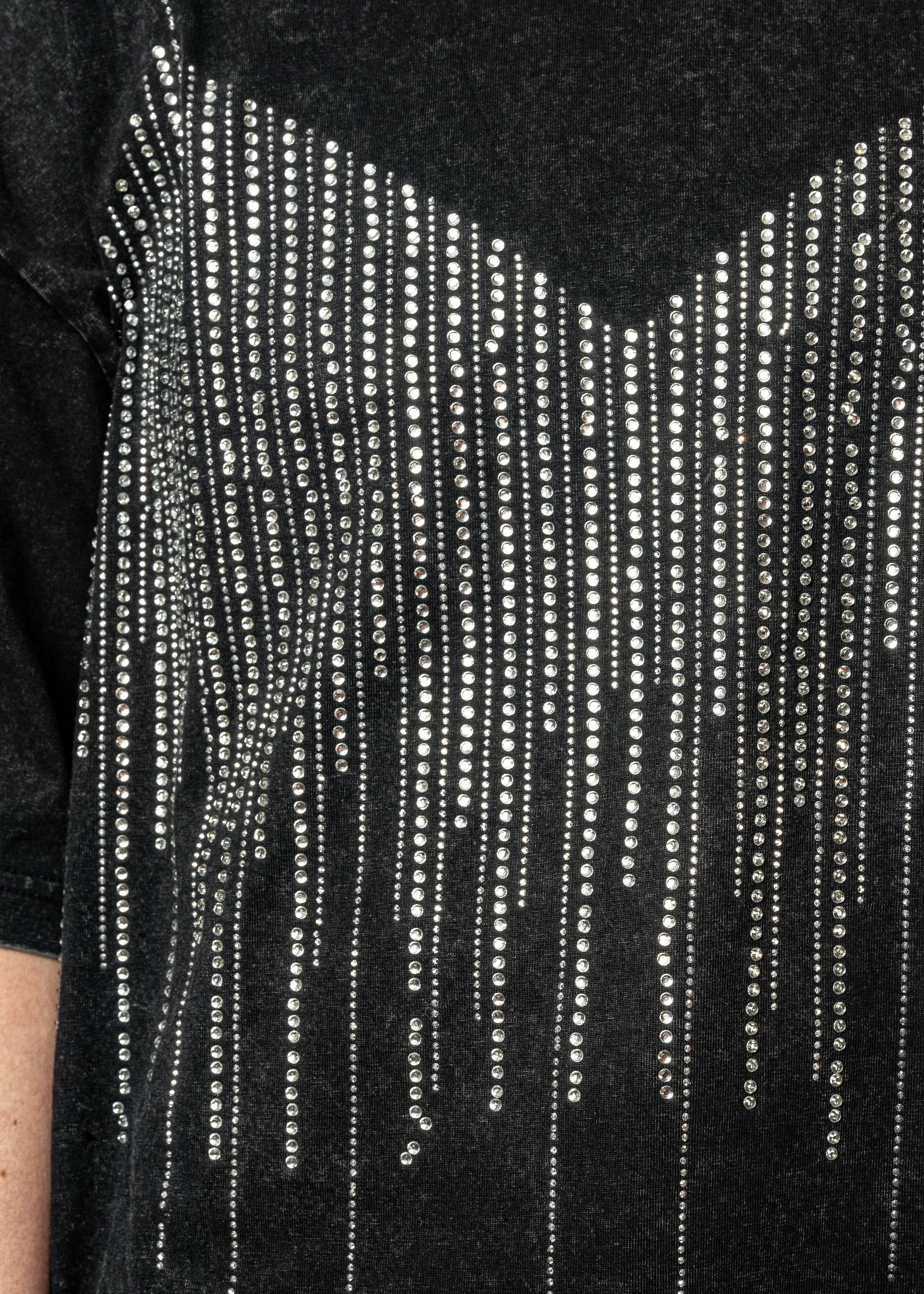 Rhinestone Drip Tee sold by Kate Hewko product image thumbnail 5