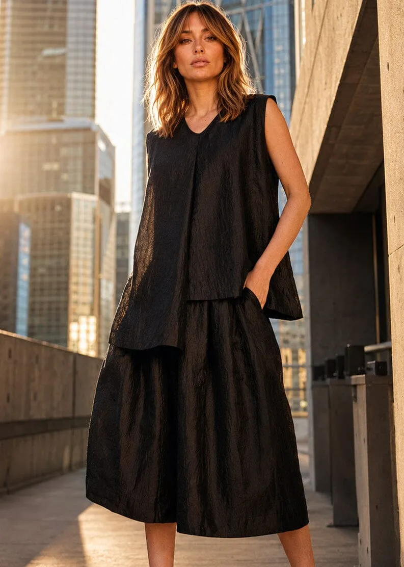 Liquid Black Pant Set sold by Kate Hewko