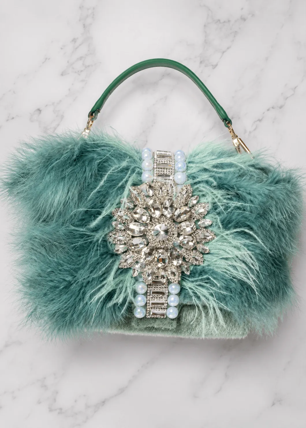 Feather Gemstone Clutch sold by Kate Hewko product image thumbnail 3