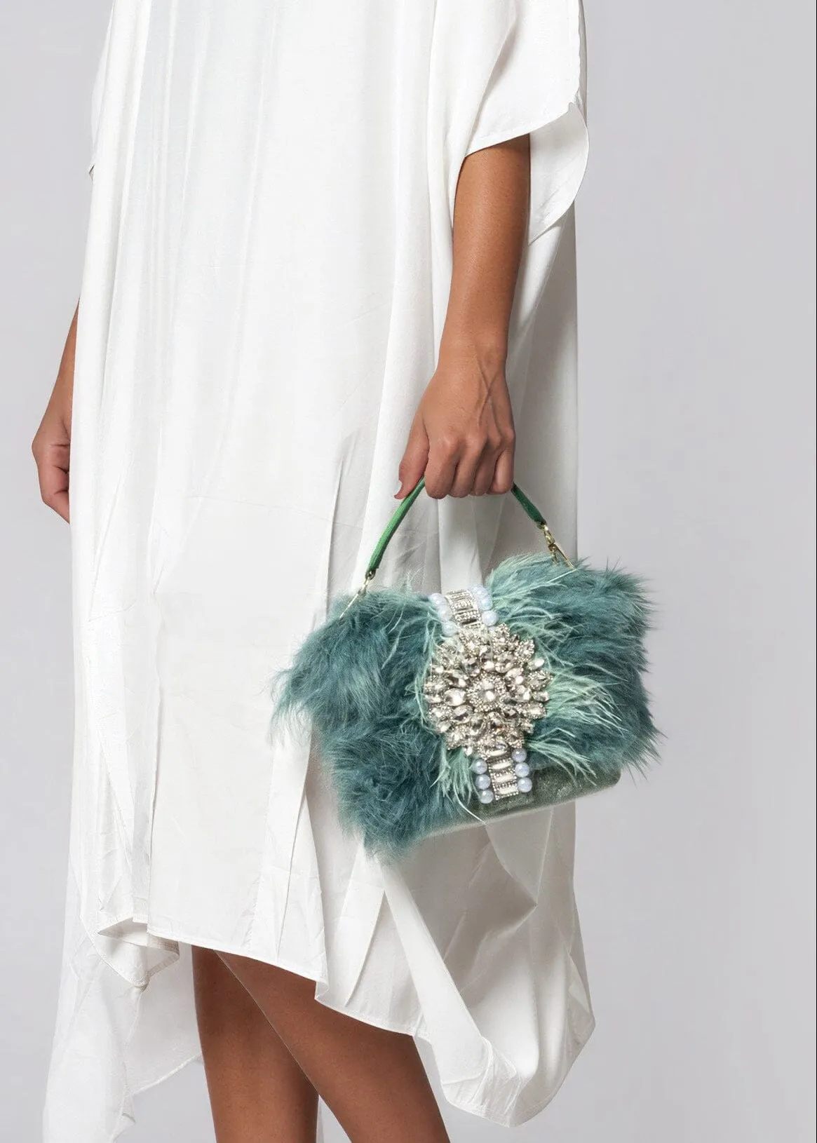Feather Gemstone Clutch sold by Kate Hewko product image thumbnail 4