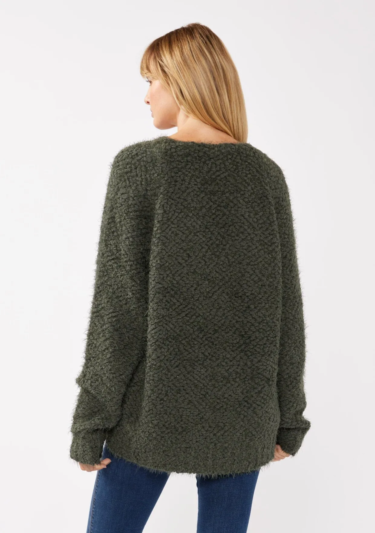 Popcorn Fuzzy Sweater sold by Lav & Kush product image thumbnail 5