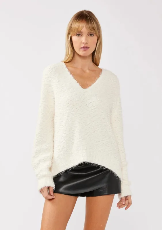 Popcorn Fuzzy Sweater sold by Lav & Kush