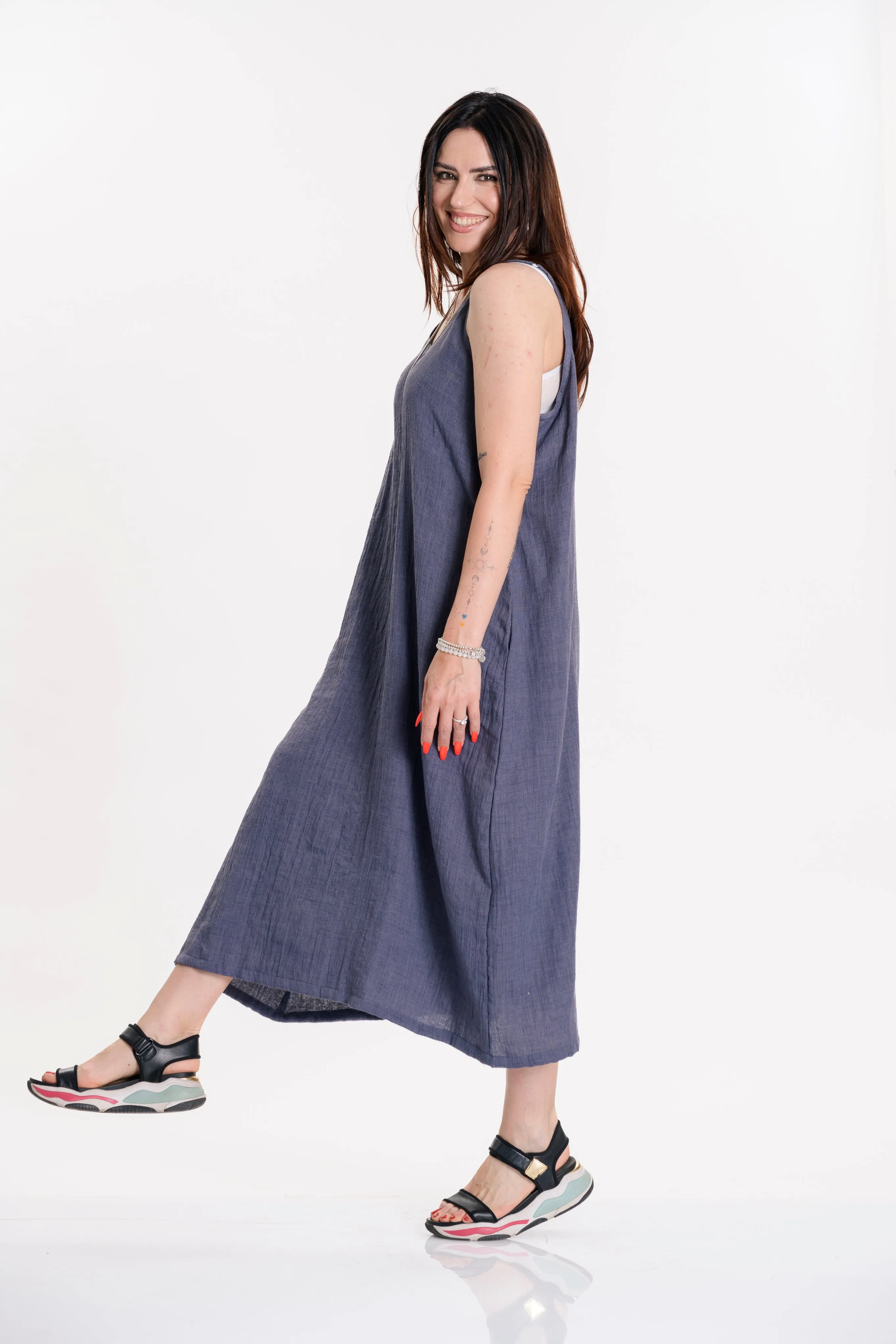 Tropics Spaghetti Strap Dress sold by Lav & Kush product image thumbnail 4