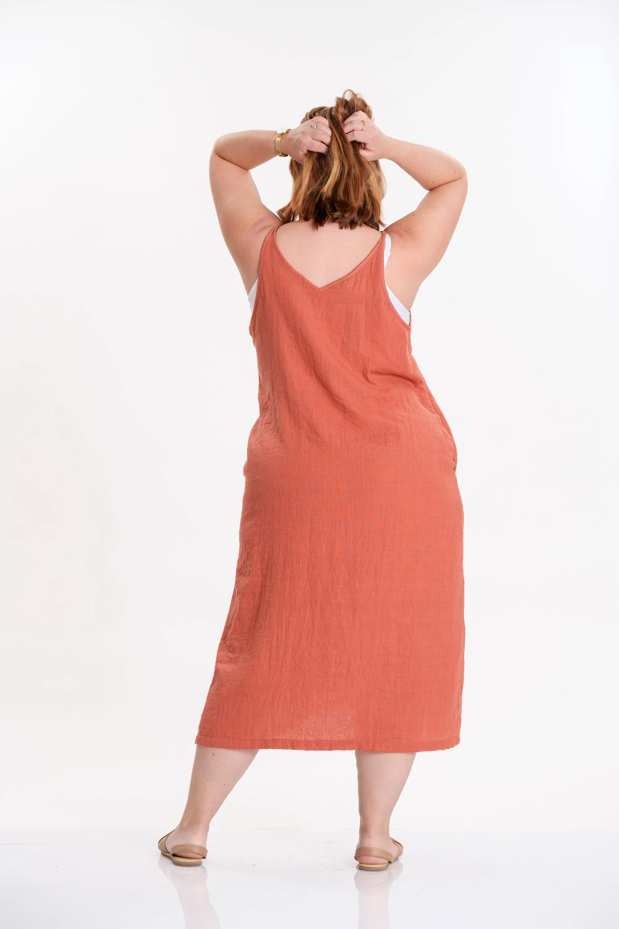 Tropics Spaghetti Strap Dress sold by Lav & Kush product image thumbnail 5