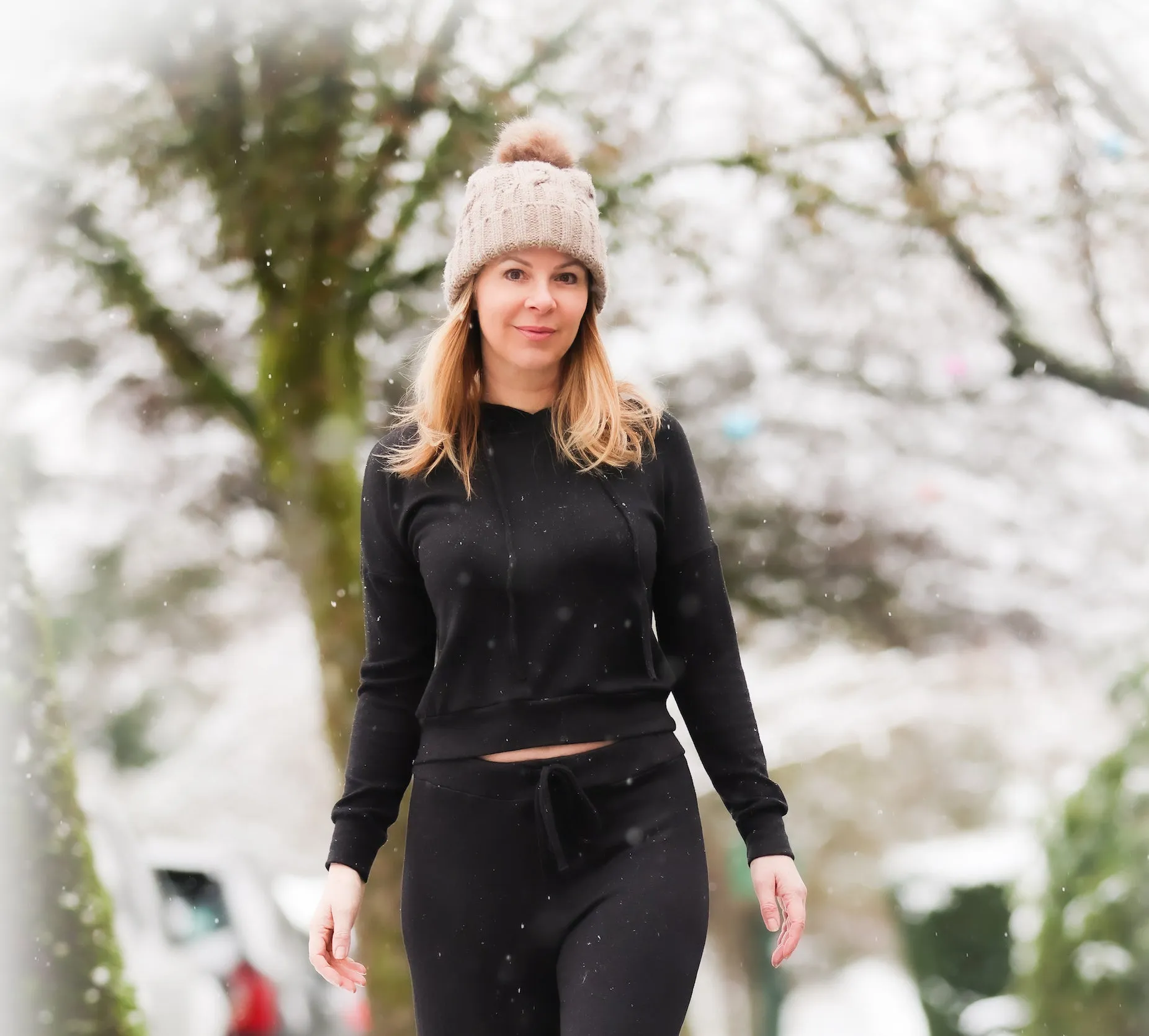 The Tencel Knit Lounge Hoodie sold by Lav & Kush product image thumbnail 3