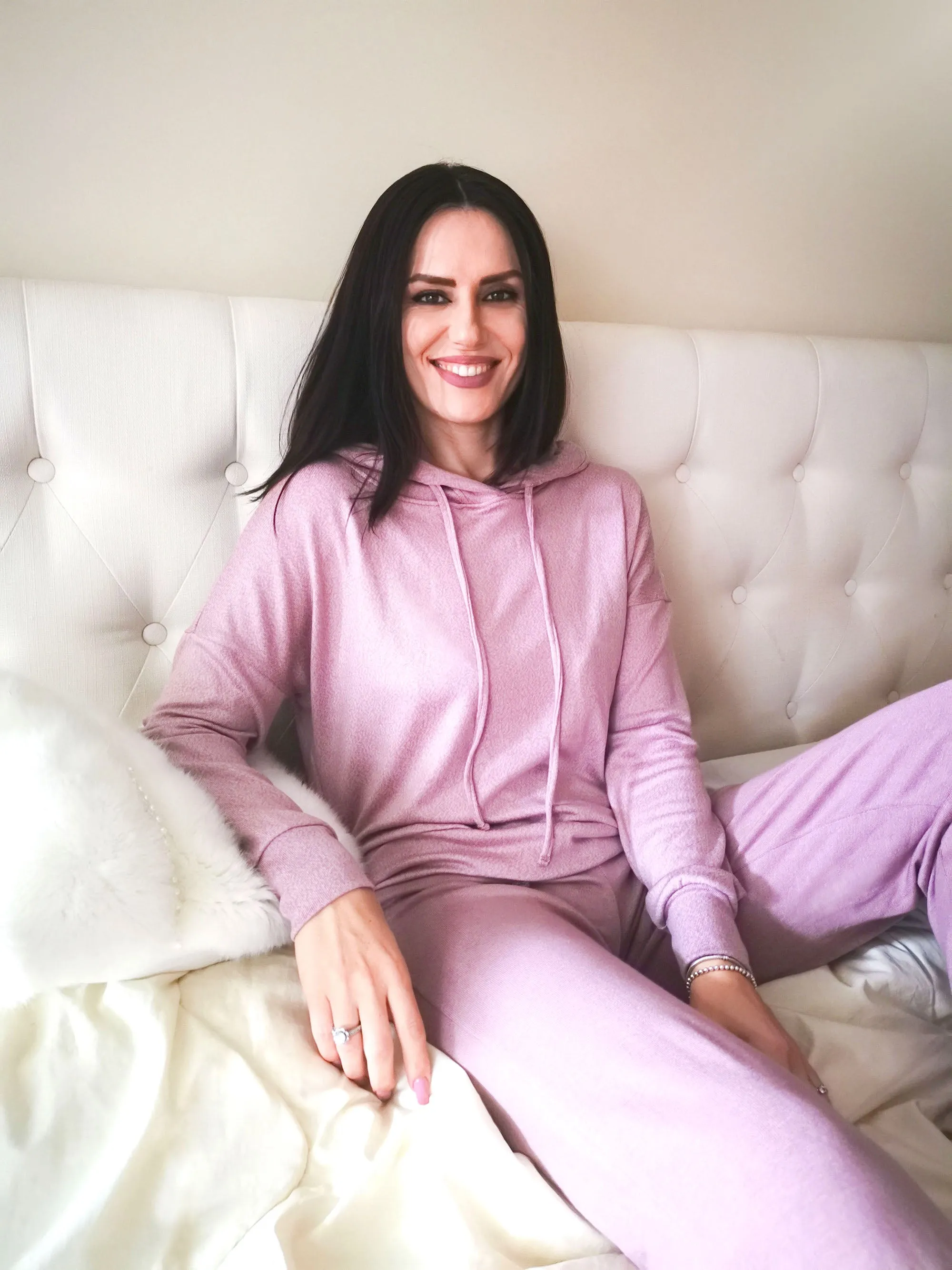 The Tencel Knit Lounge Hoodie sold by Lav & Kush product image thumbnail 5