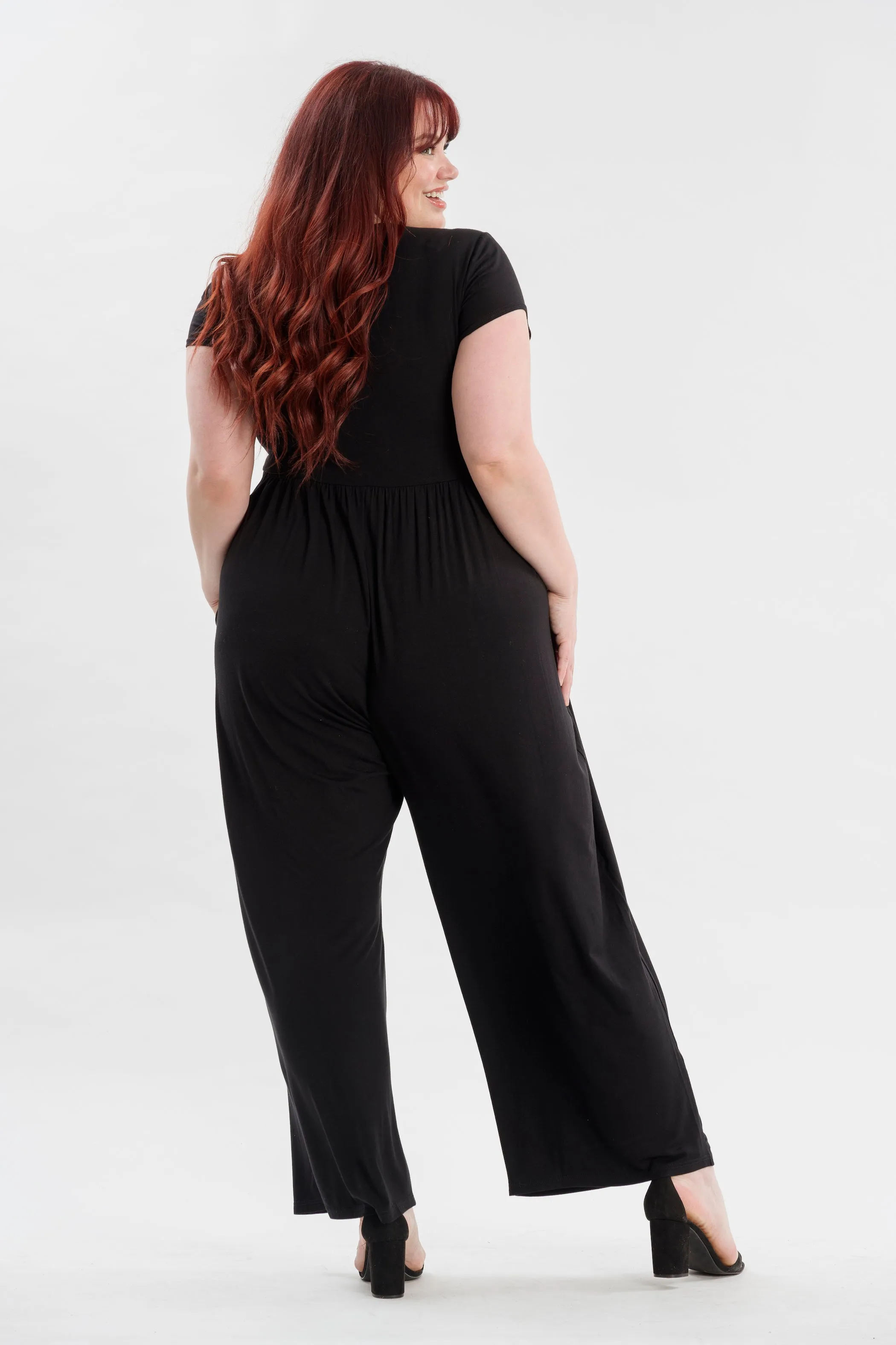 The Short Sleeve Palazzo Romper sold by Lav & Kush product image thumbnail 3