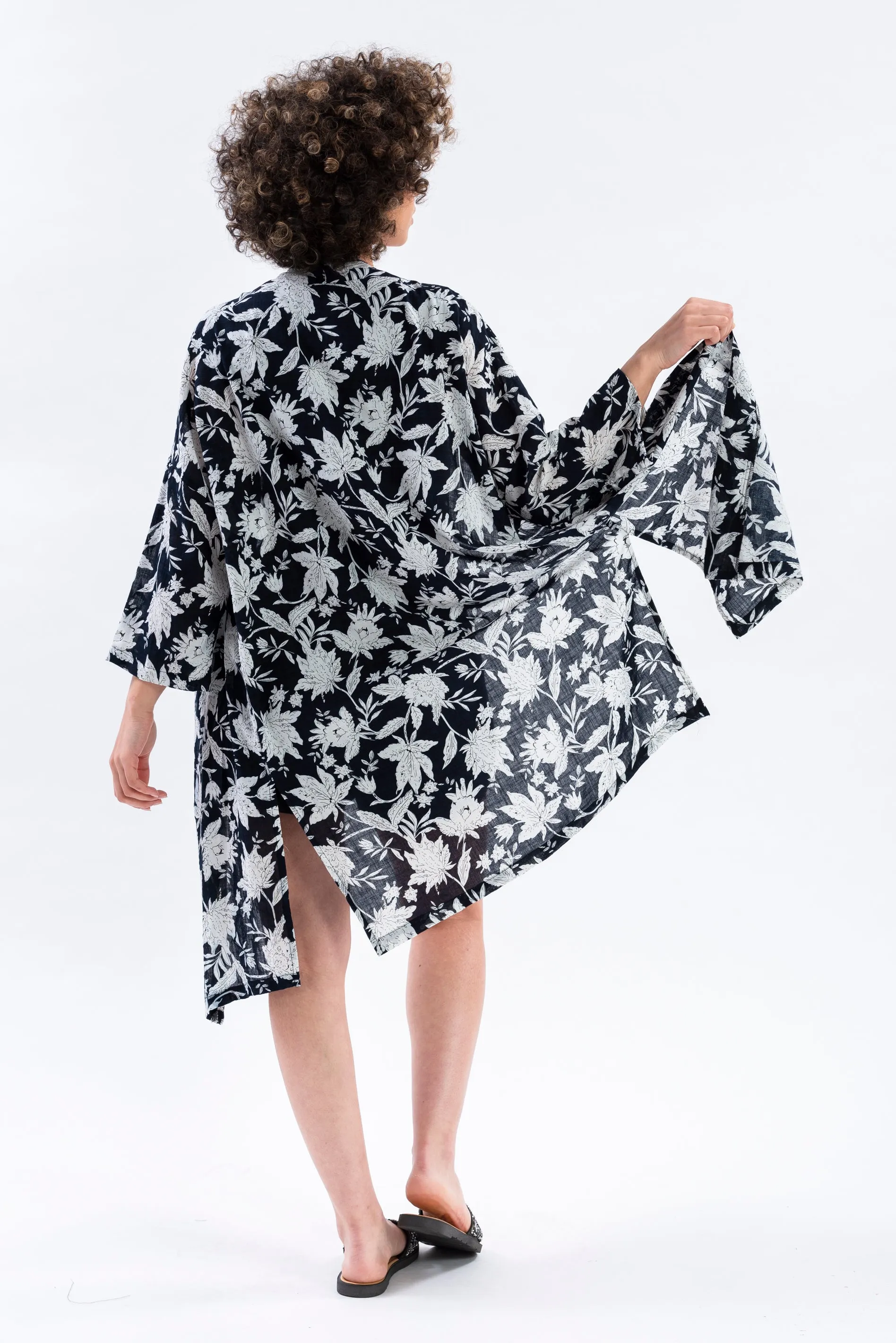 The Floral Kimono sold by Lav & Kush product image thumbnail 3