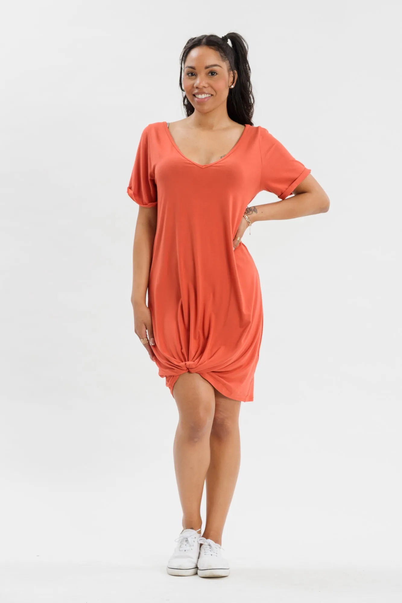 Knot T-Dress sold by Lav & Kush product image thumbnail 4