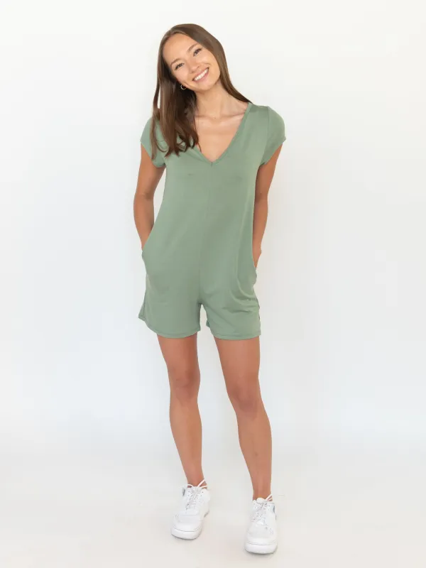 T- Shorty Romper sold by Lav & Kush
