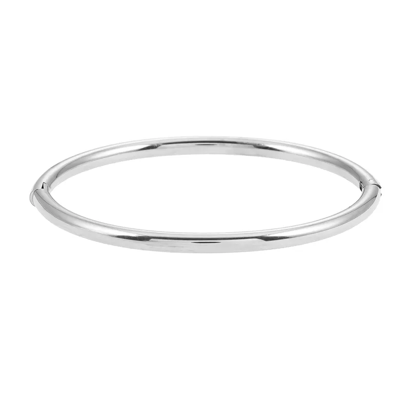 Style BARGARH: Classic Style Silver Bangle sold by Lav & Kush