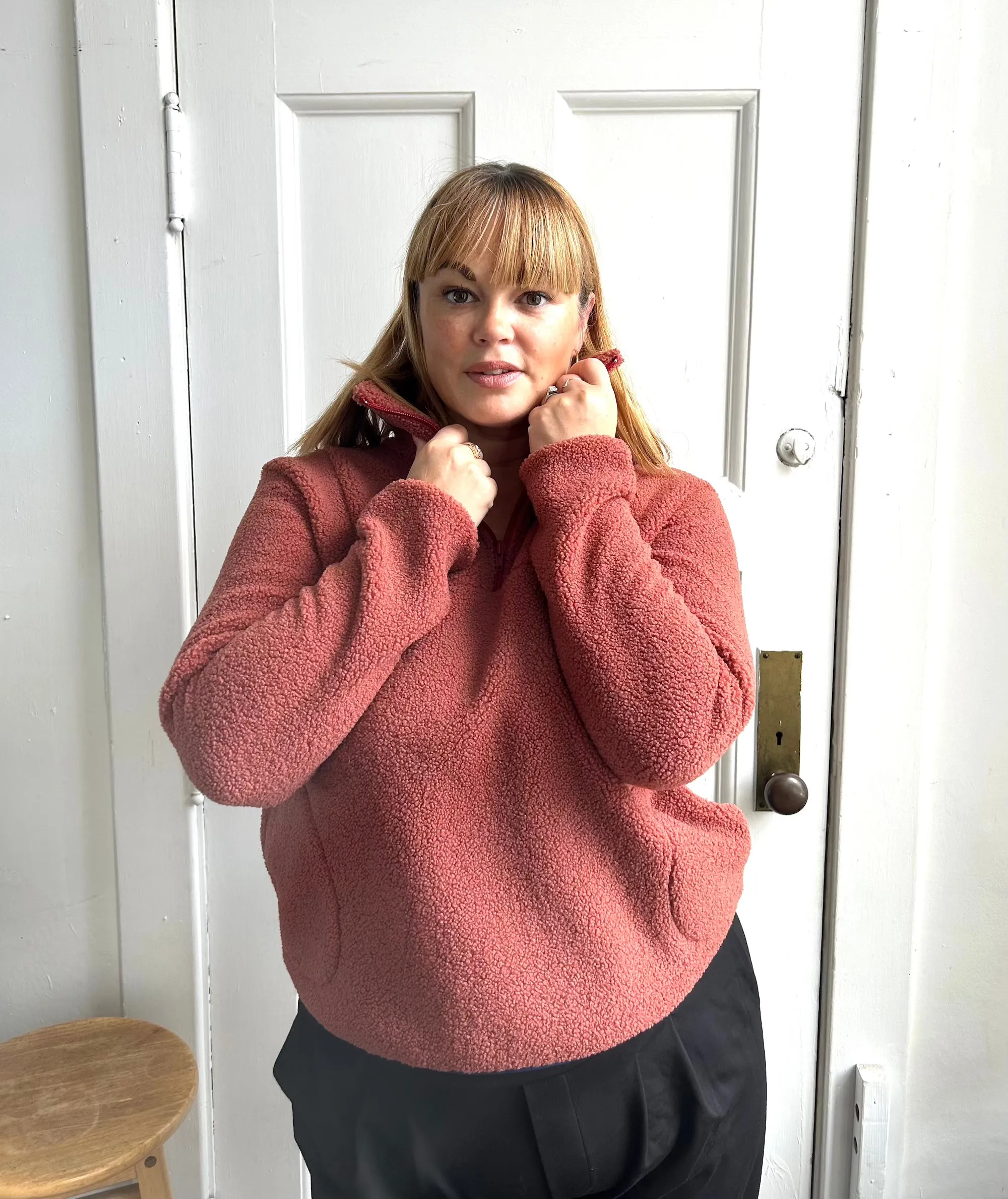 Teddy Sherpa Pullover sold by Lav & Kush