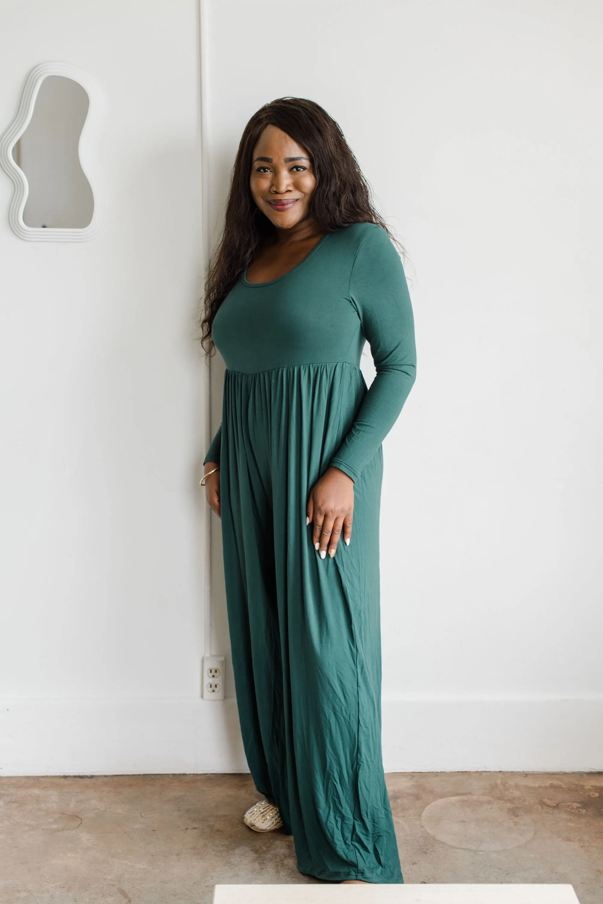 The Joy Palazzo Romper sold by Lav & Kush