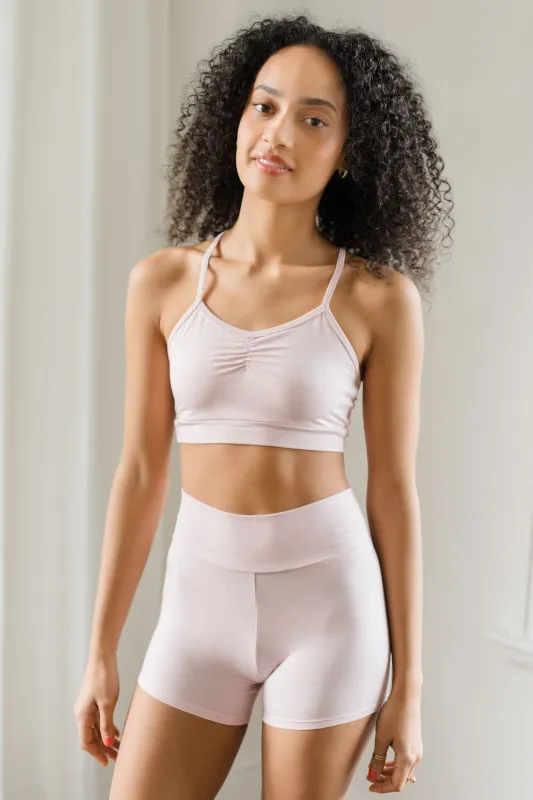 Berry Soft High Waisted Short made by Lav & Kush