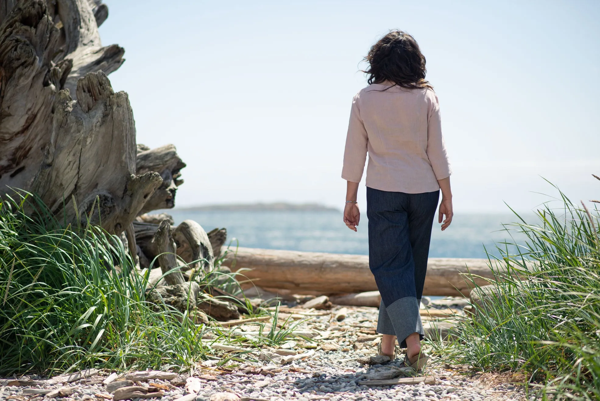 Straight Leg Pant in Organic Cotton (SALE) sold by Leka product image thumbnail 2