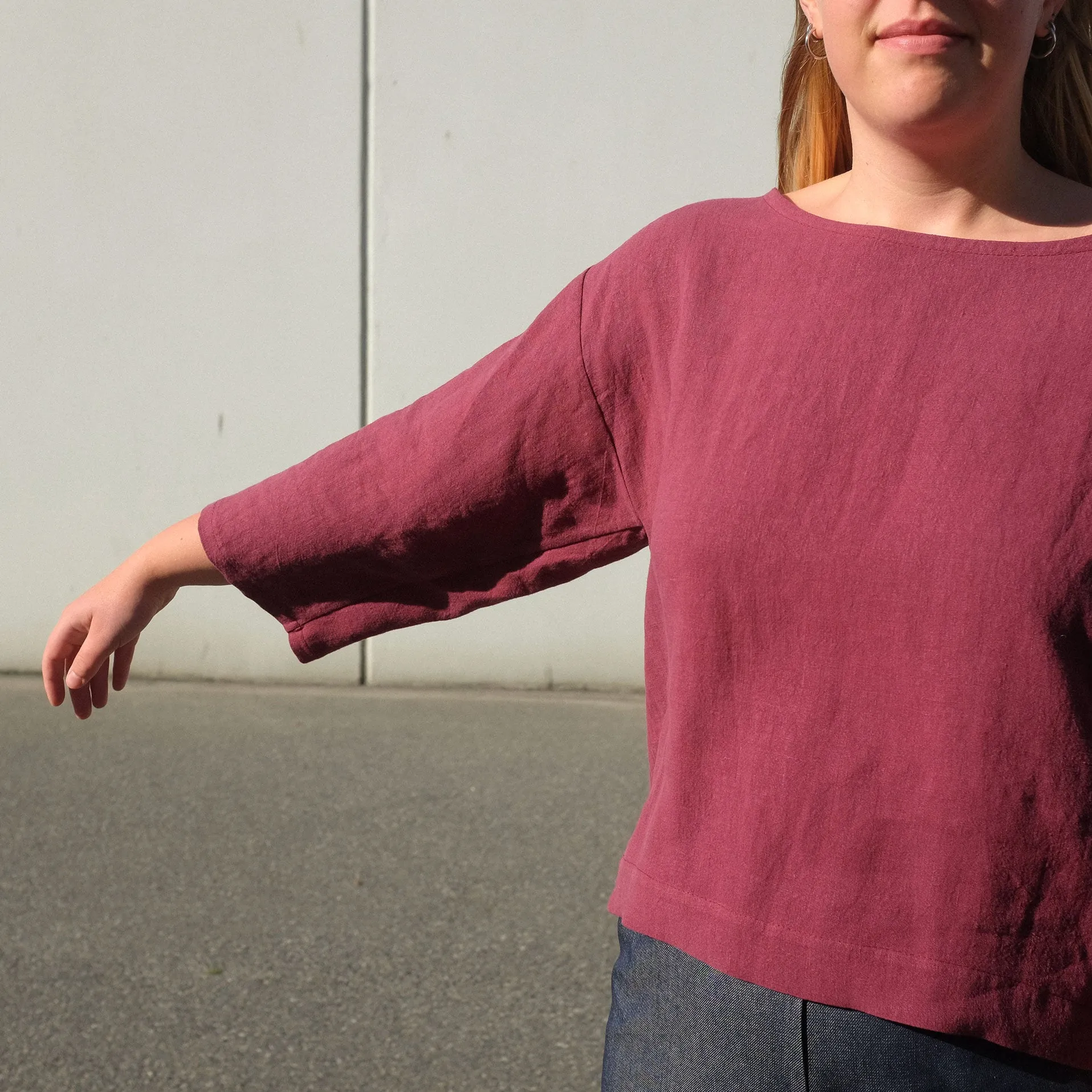 Woven Tee - Long Sleeve sold by Leka product image thumbnail 4