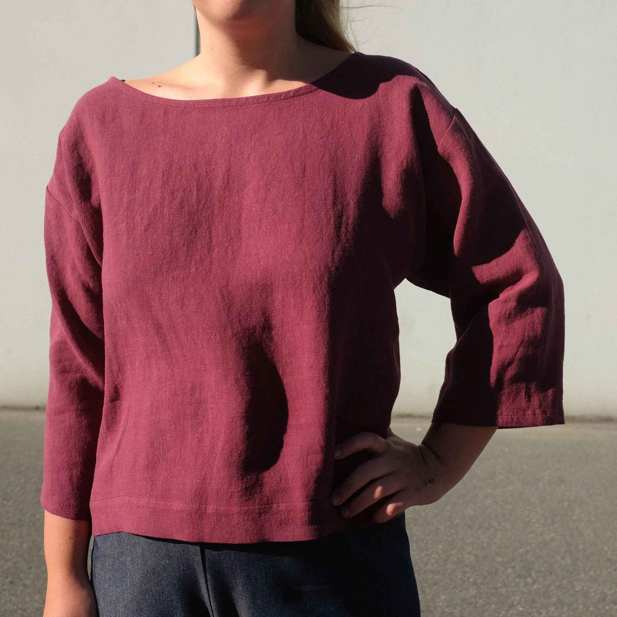 Woven Tee - Long Sleeve sold by Leka product image thumbnail 2