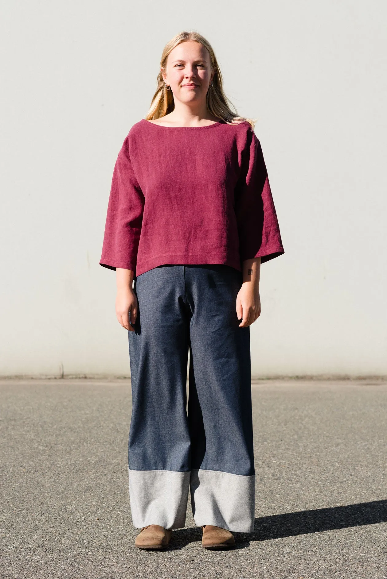 Woven Tee - Long Sleeve sold by Leka product image thumbnail 5