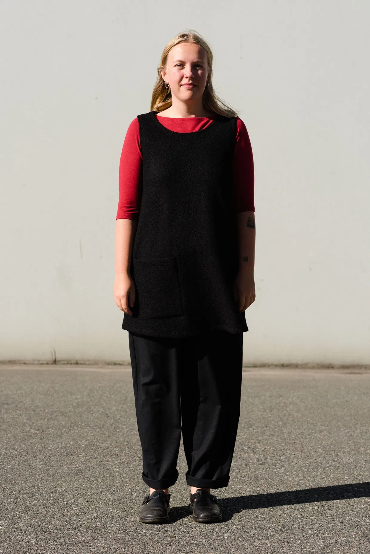 Wool Maggie Pocket Tunic sold by Leka product image thumbnail 2