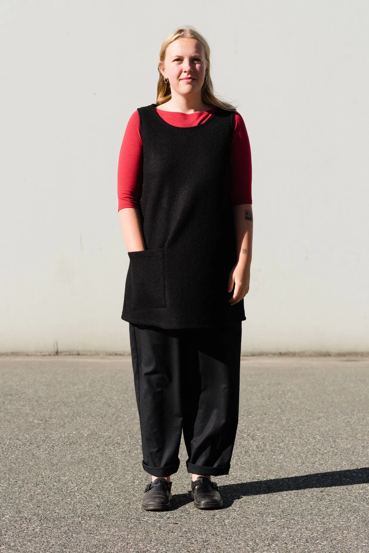 Wool Maggie Pocket Tunic sold by Leka product image thumbnail 5