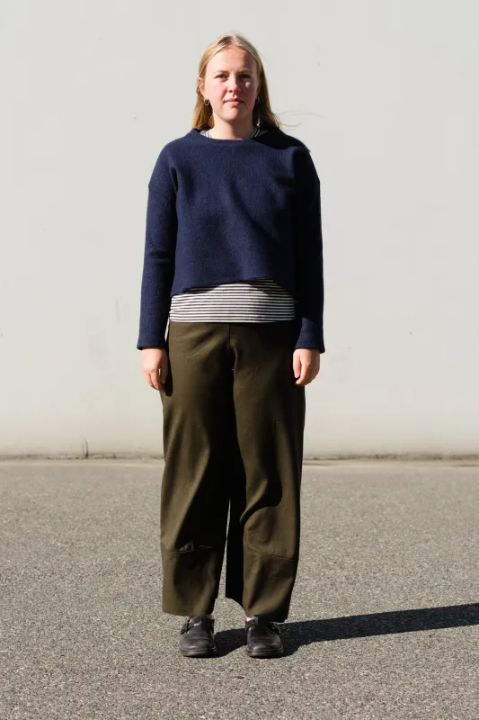 Straight Leg Pant in Hemp sold by Leka