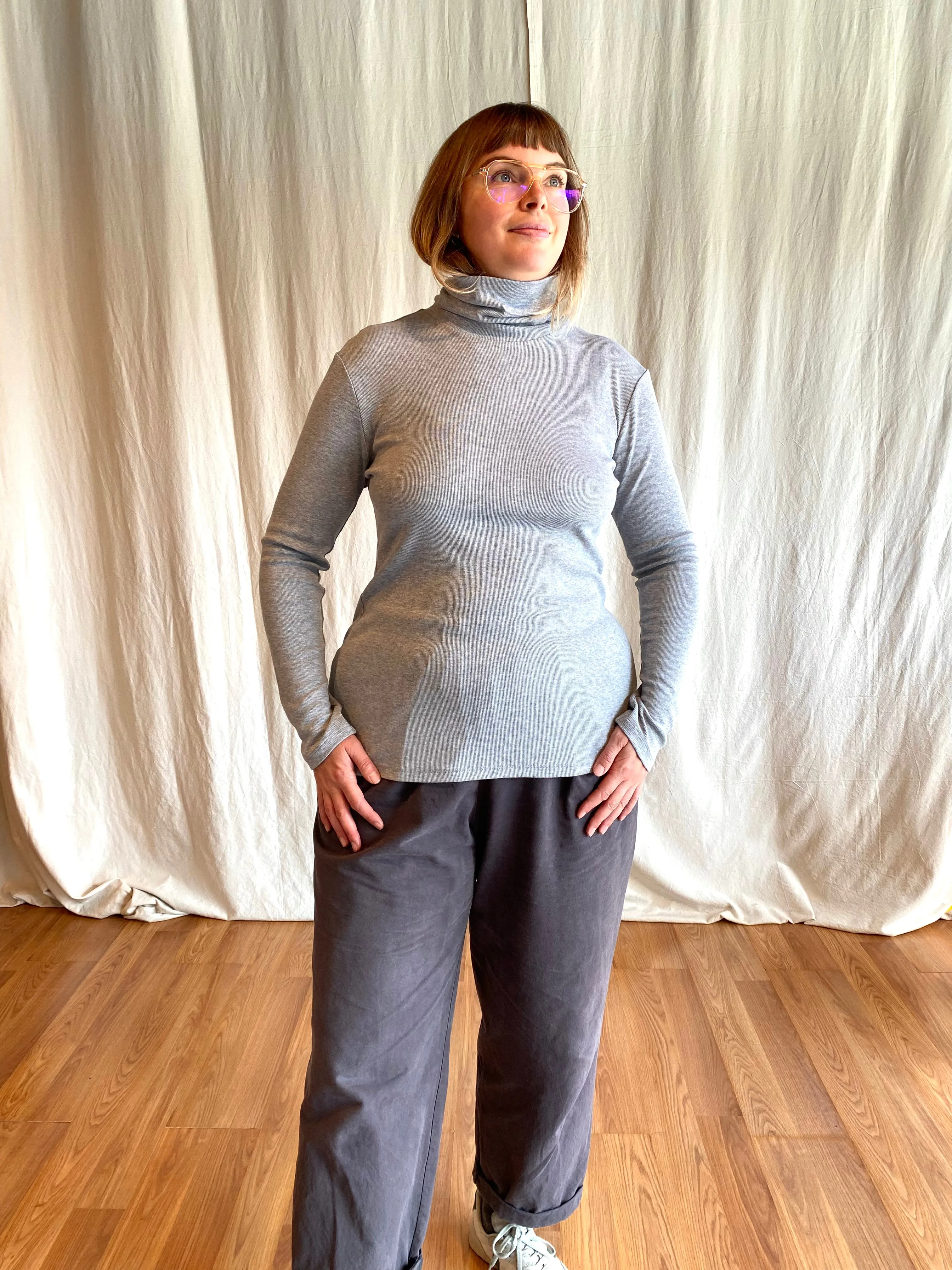 Ribbed Annette Turtleneck sold by Leka
