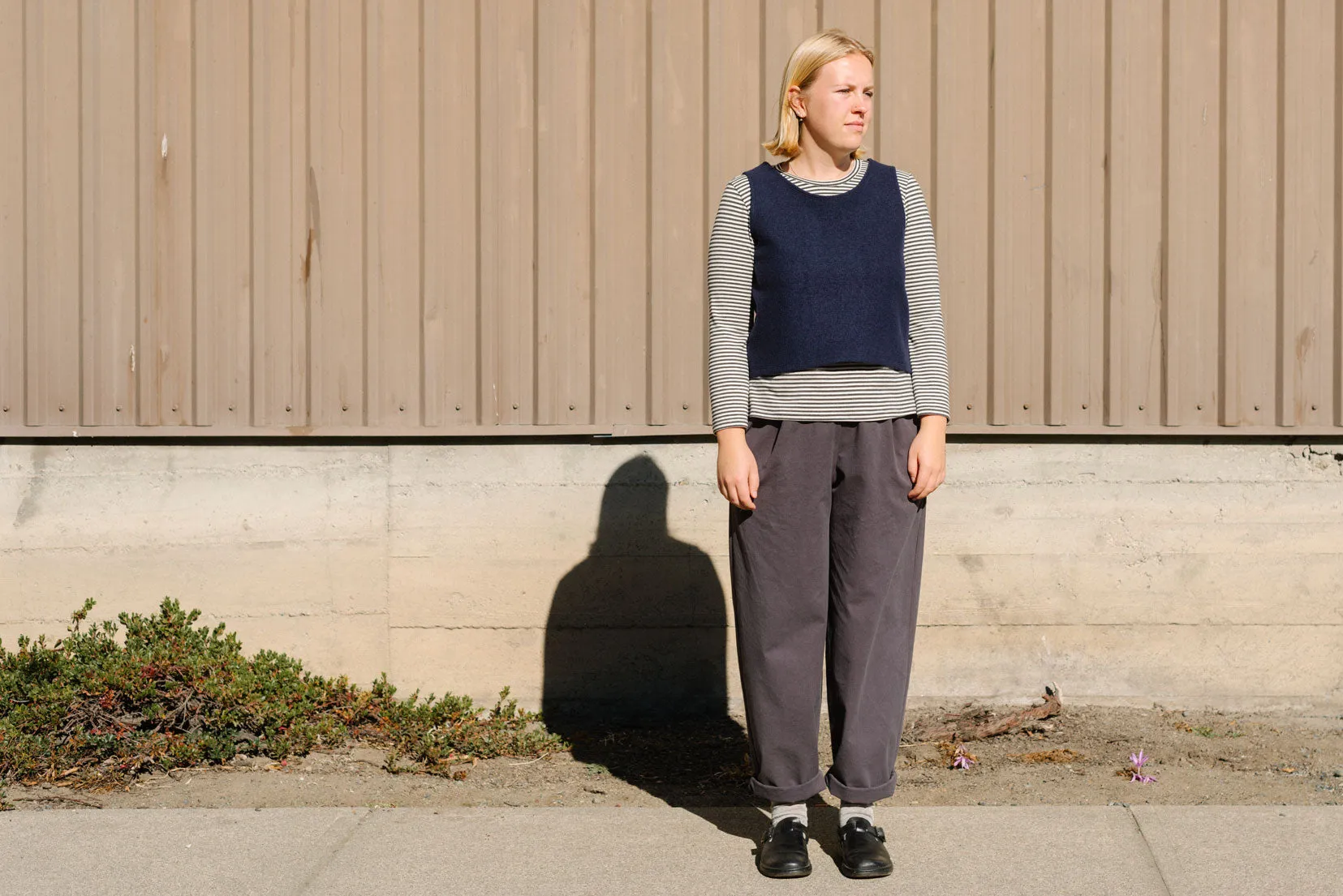 Wool Crop Vest sold by Leka