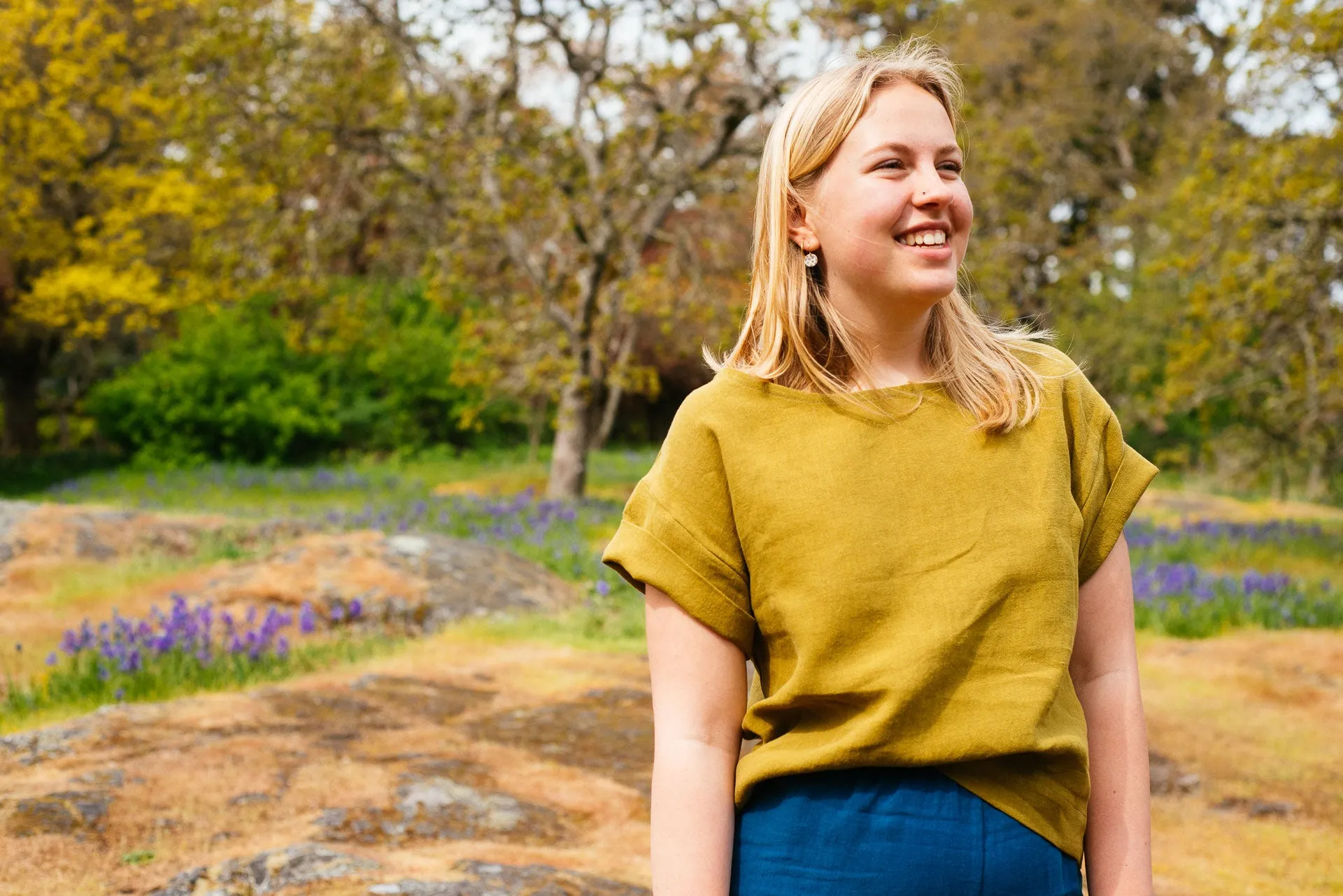 Woven Tee sold by Leka