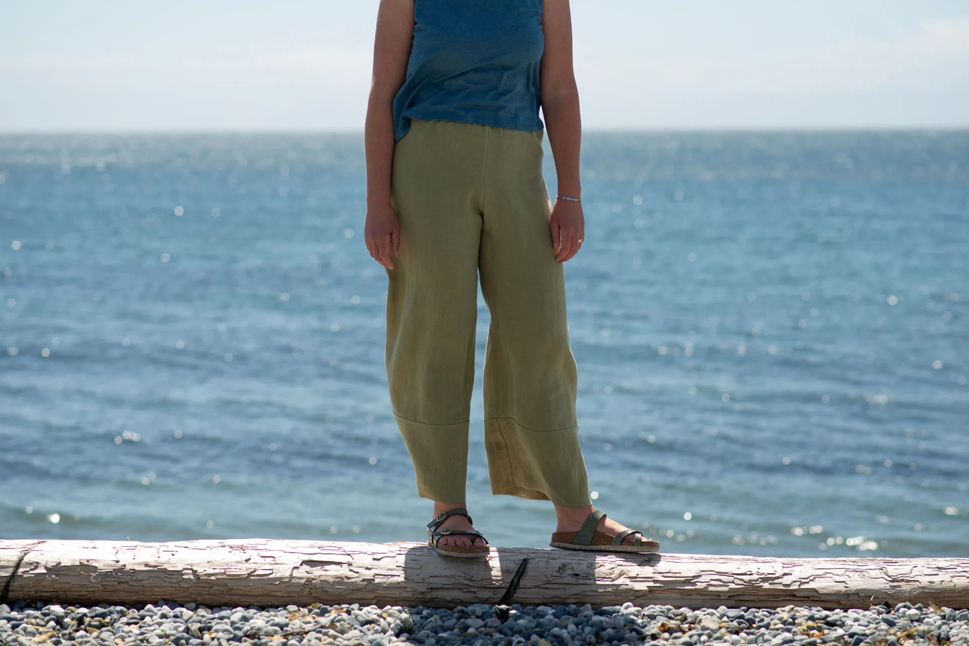 Straight Leg Pant in Linen sold by Leka product image thumbnail 4