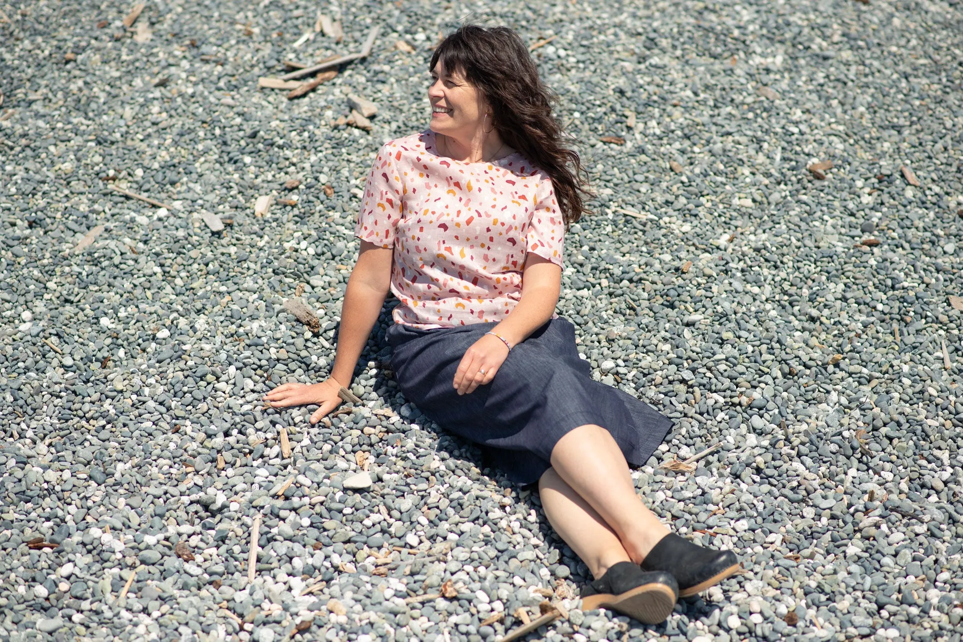 Linen Blouse - Short Sleeve sold by Leka product image thumbnail 2