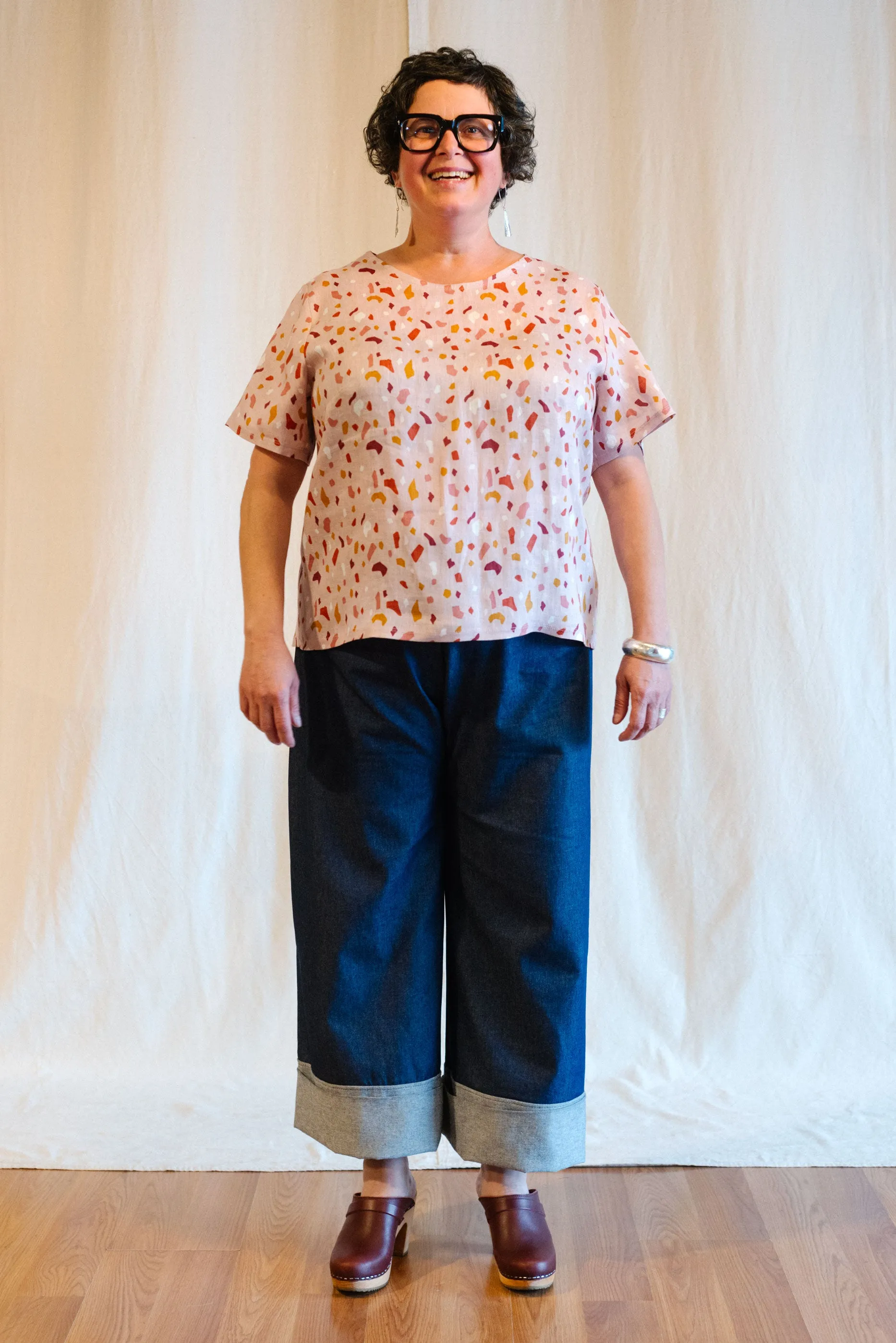 Linen Blouse - Short Sleeve sold by Leka product image thumbnail 3
