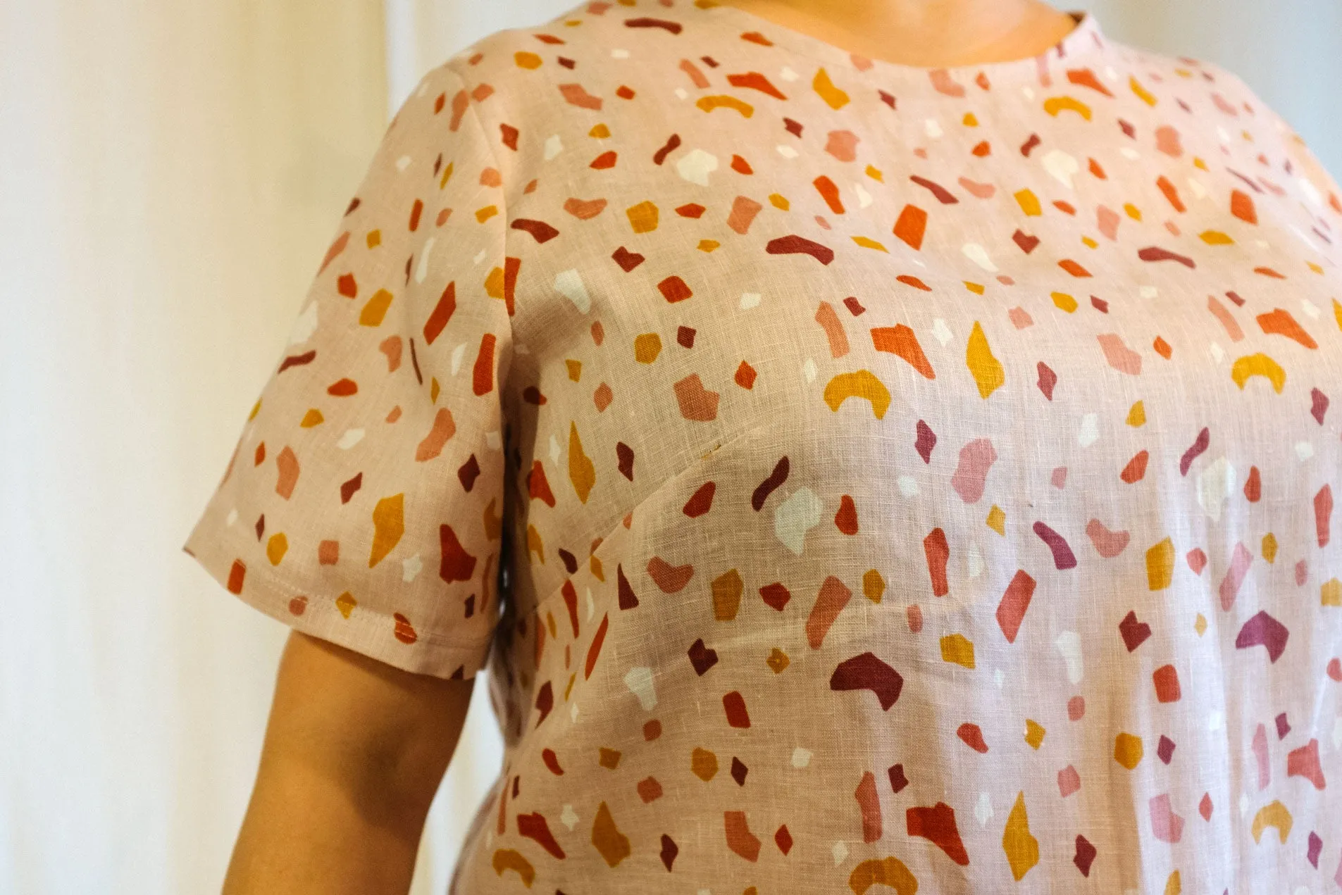 Linen Blouse - Short Sleeve sold by Leka product image thumbnail 5