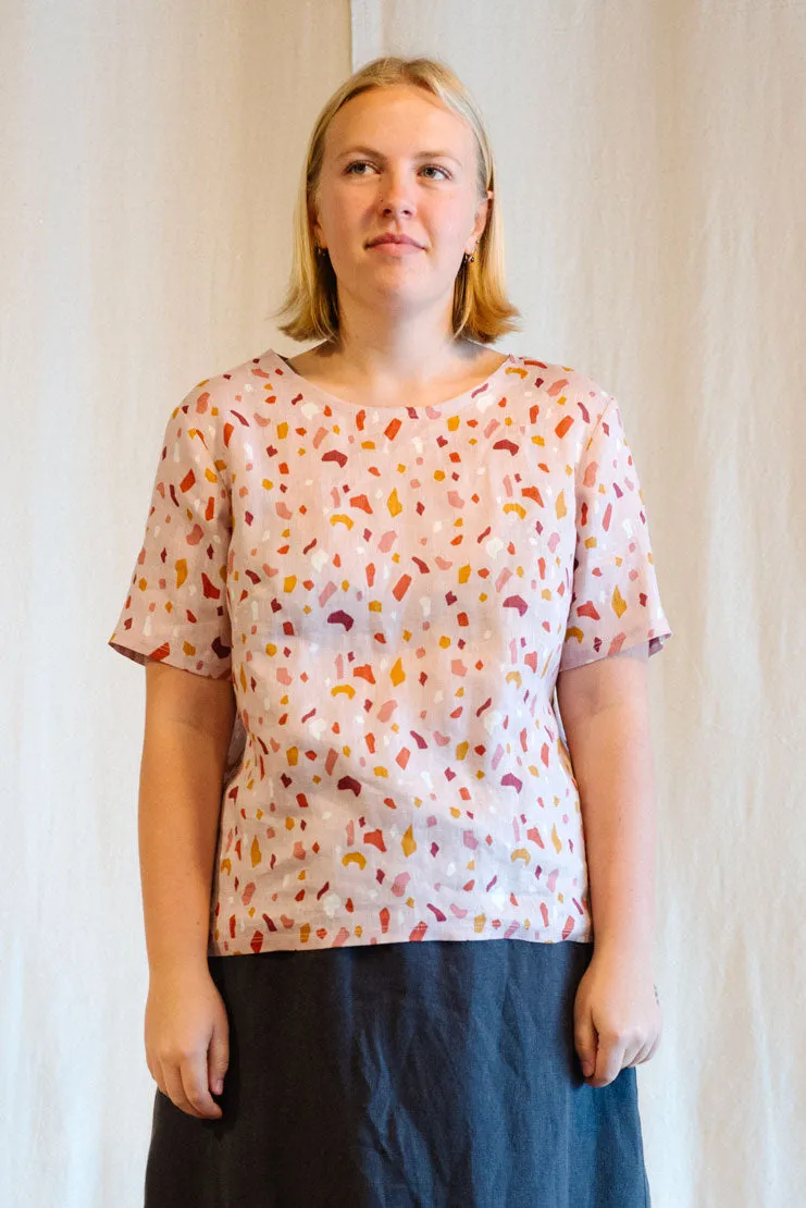Linen Blouse - Short Sleeve sold by Leka product image thumbnail 4