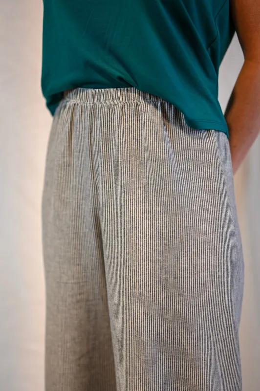 Straight Leg Pant in Hemp Organic Cotton made by Leka