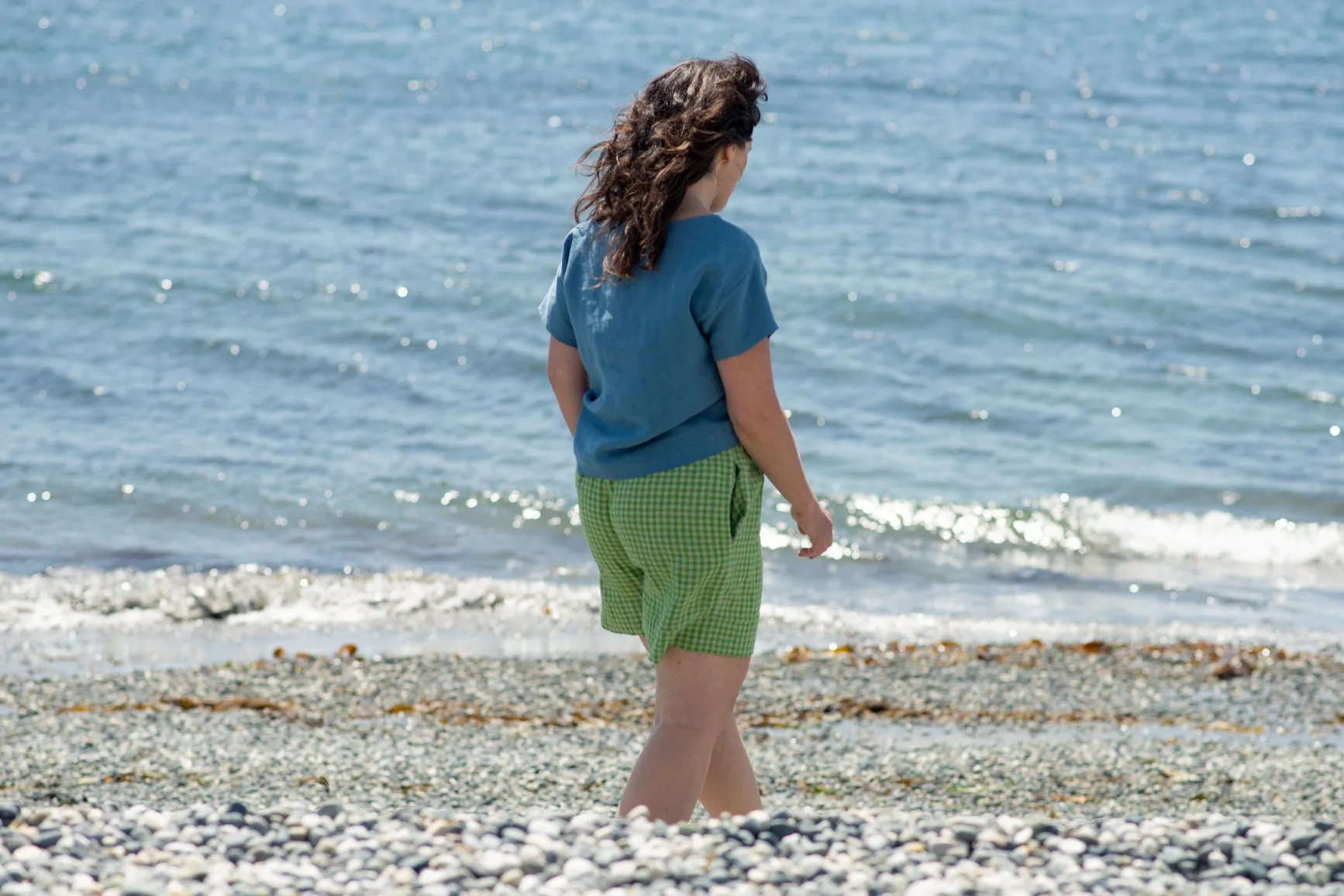 Linen Shorts (SALE) sold by Leka product image thumbnail 3