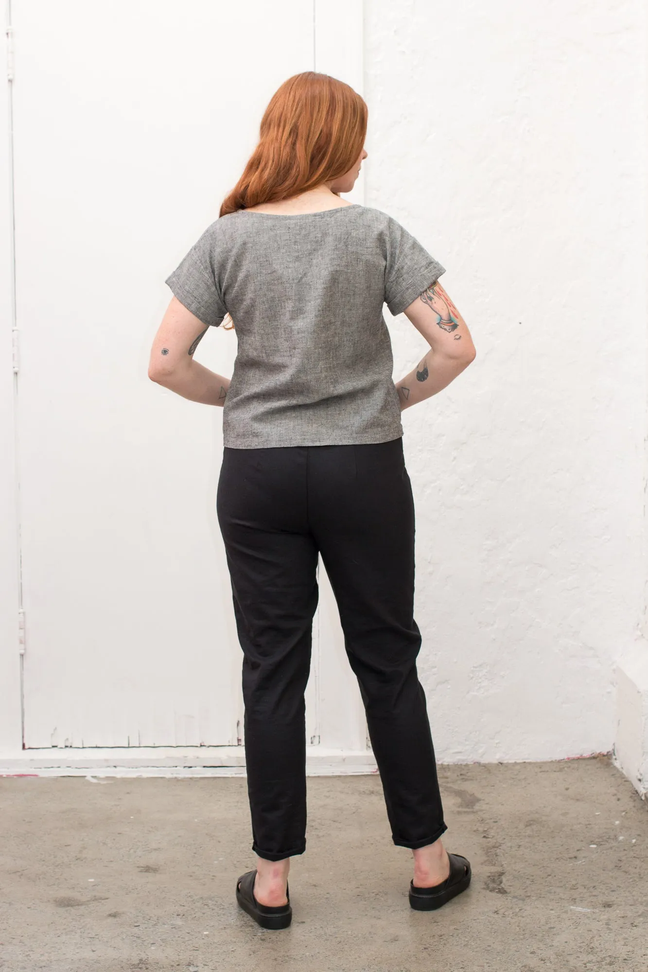 Hemp Woven Tee sold by Leka product image thumbnail 3