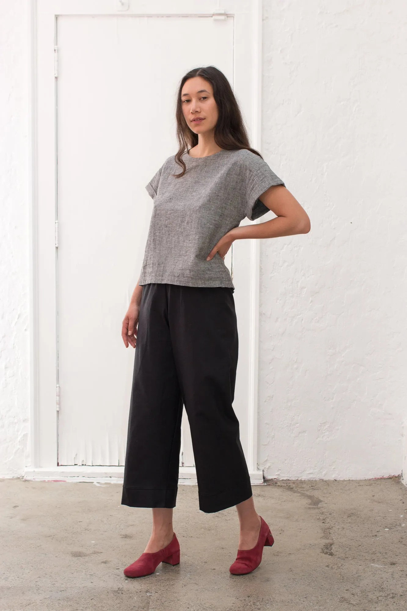 Hemp Woven Tee sold by Leka product image thumbnail 2