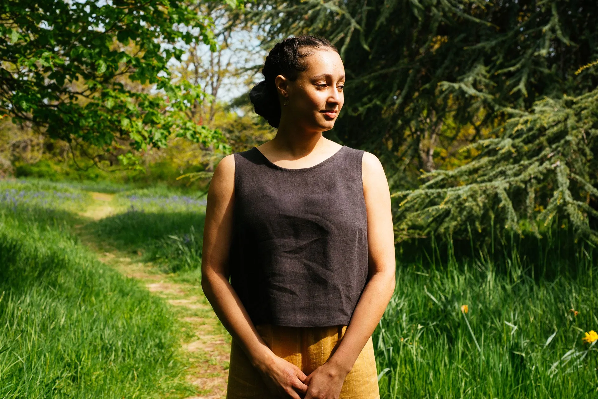 Maggie Crop - Linen (SALE) sold by Leka product image thumbnail 2