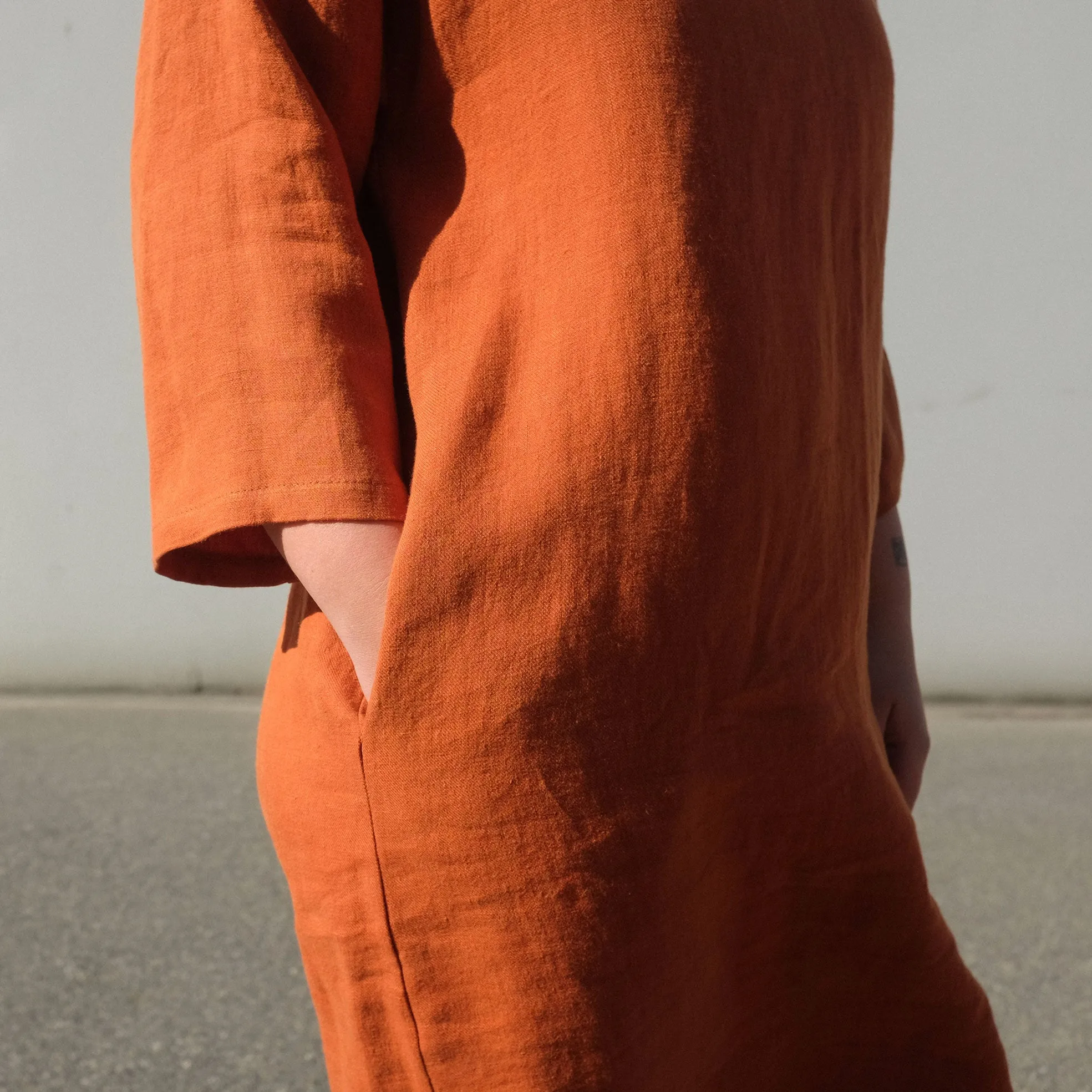 Woven Tee Dress - Long Sleeve (SALE) sold by Leka product image thumbnail 2