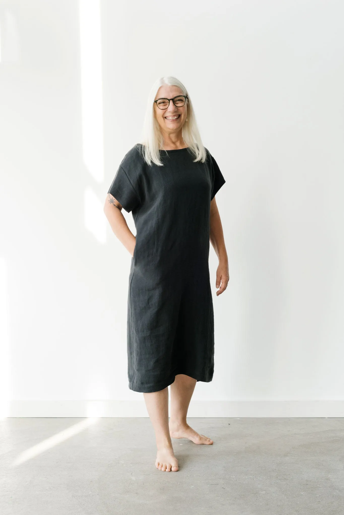 Woven Tee Dress (SALE) sold by Leka