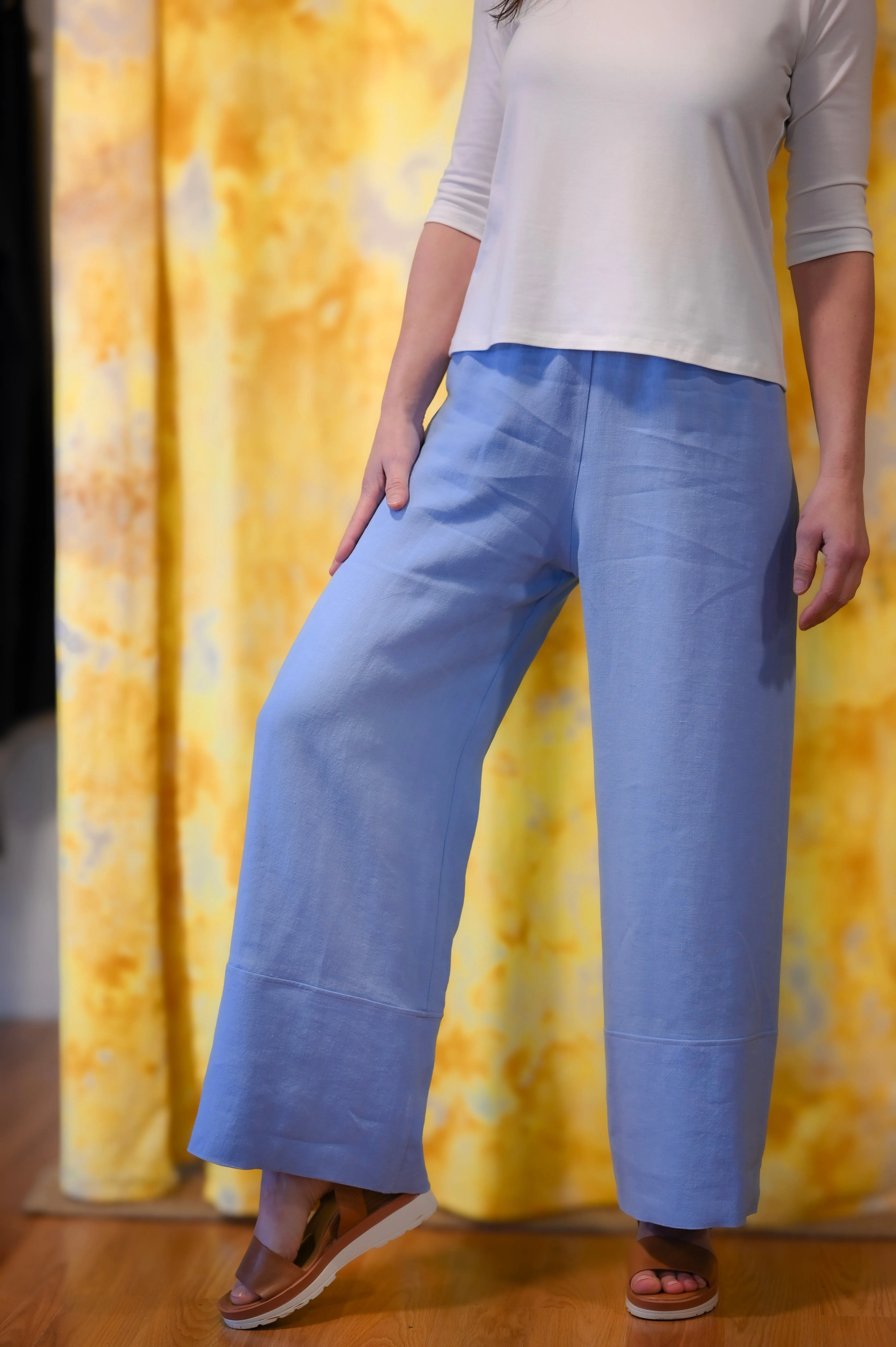 Straight Leg Pant in Linen (SALE) sold by Leka product image thumbnail 5