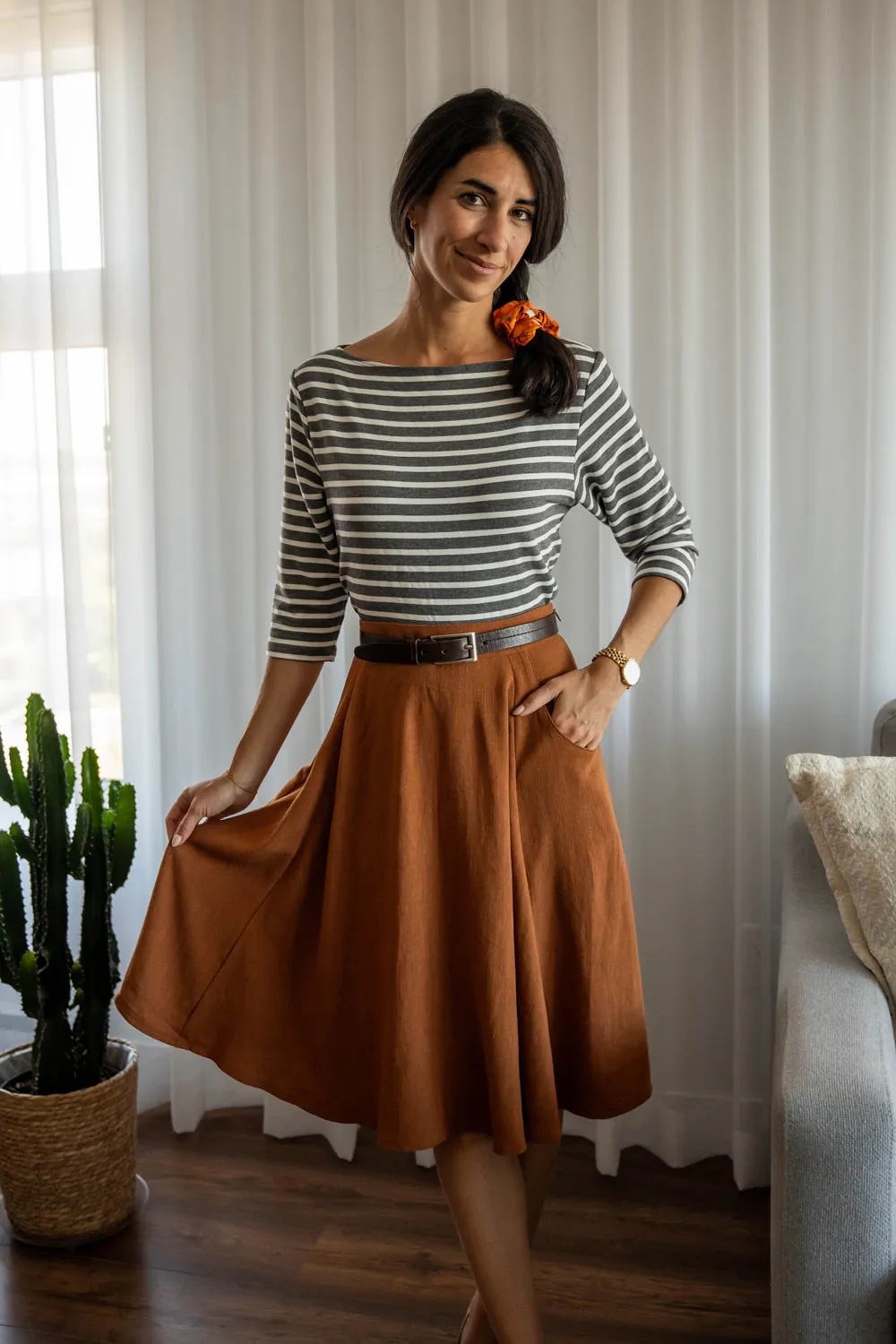 Jupe Brigitte midi sold by Meemoza product image thumbnail 2