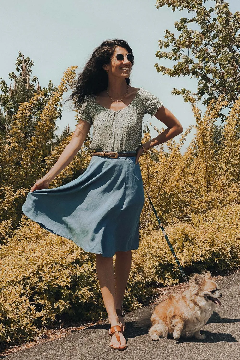 Jupe Brigitte midi sold by Meemoza product image thumbnail 4