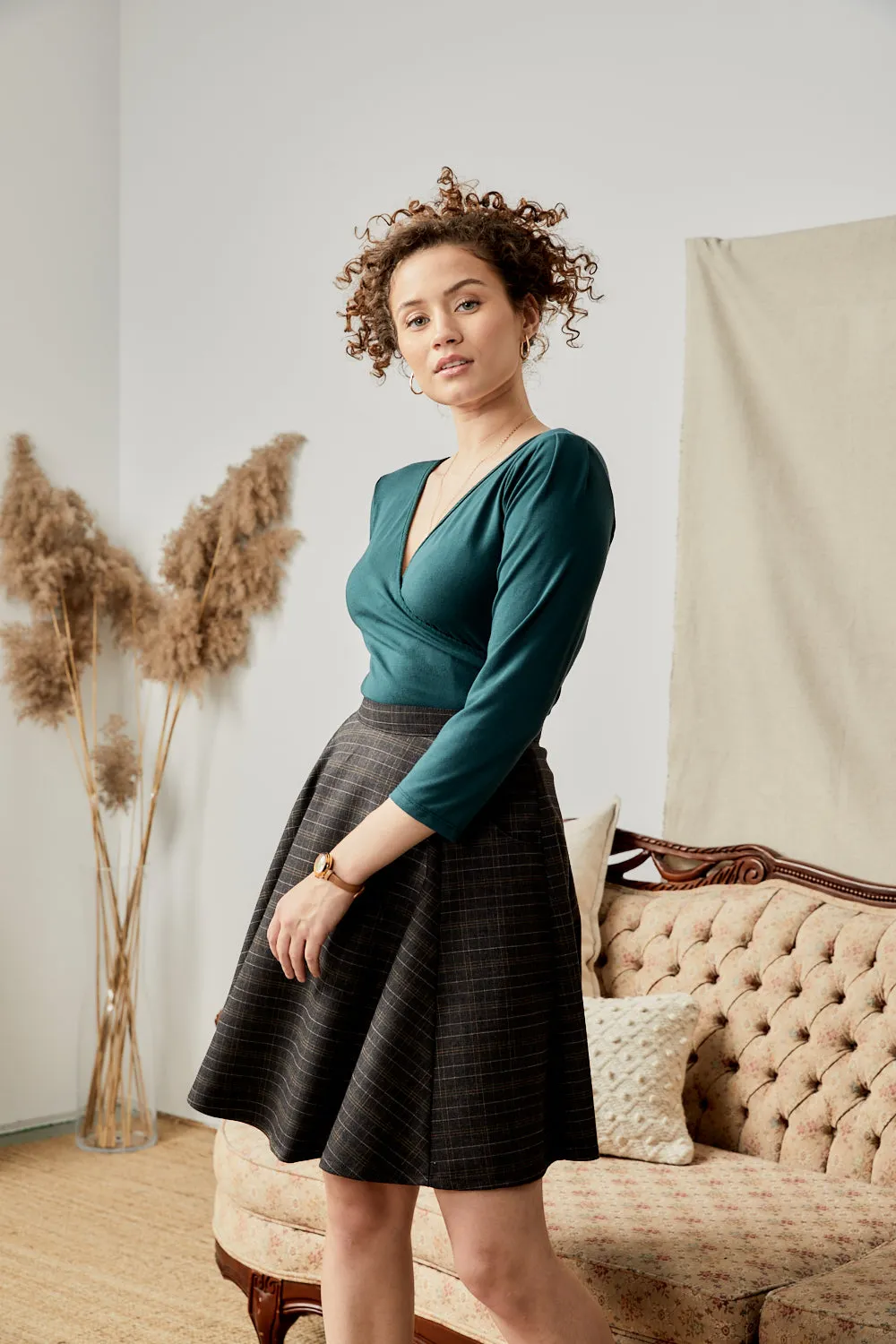 Jupe Daisy en laine récupérée sold by Meemoza product image thumbnail 5