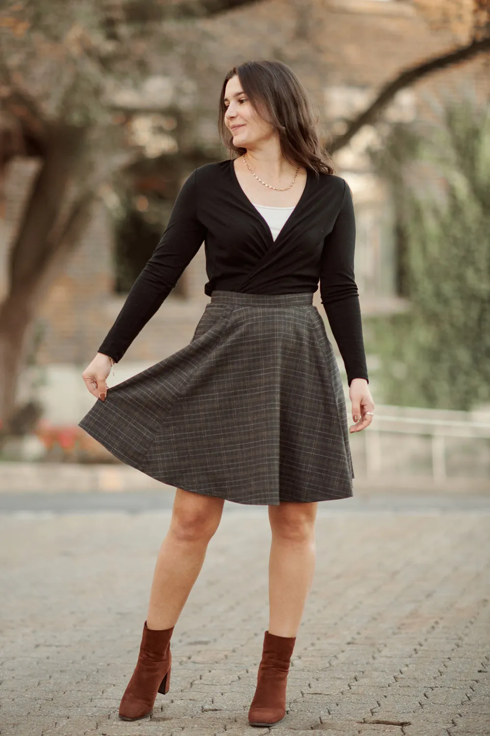 Jupe Daisy en laine récupérée sold by Meemoza product image thumbnail 4