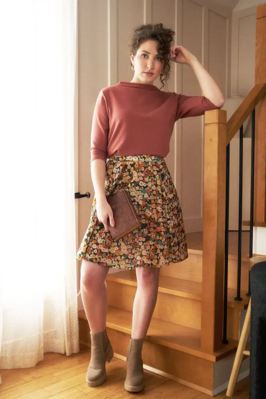 Jupe Brigitte 3/4 Imprimé sold by Meemoza