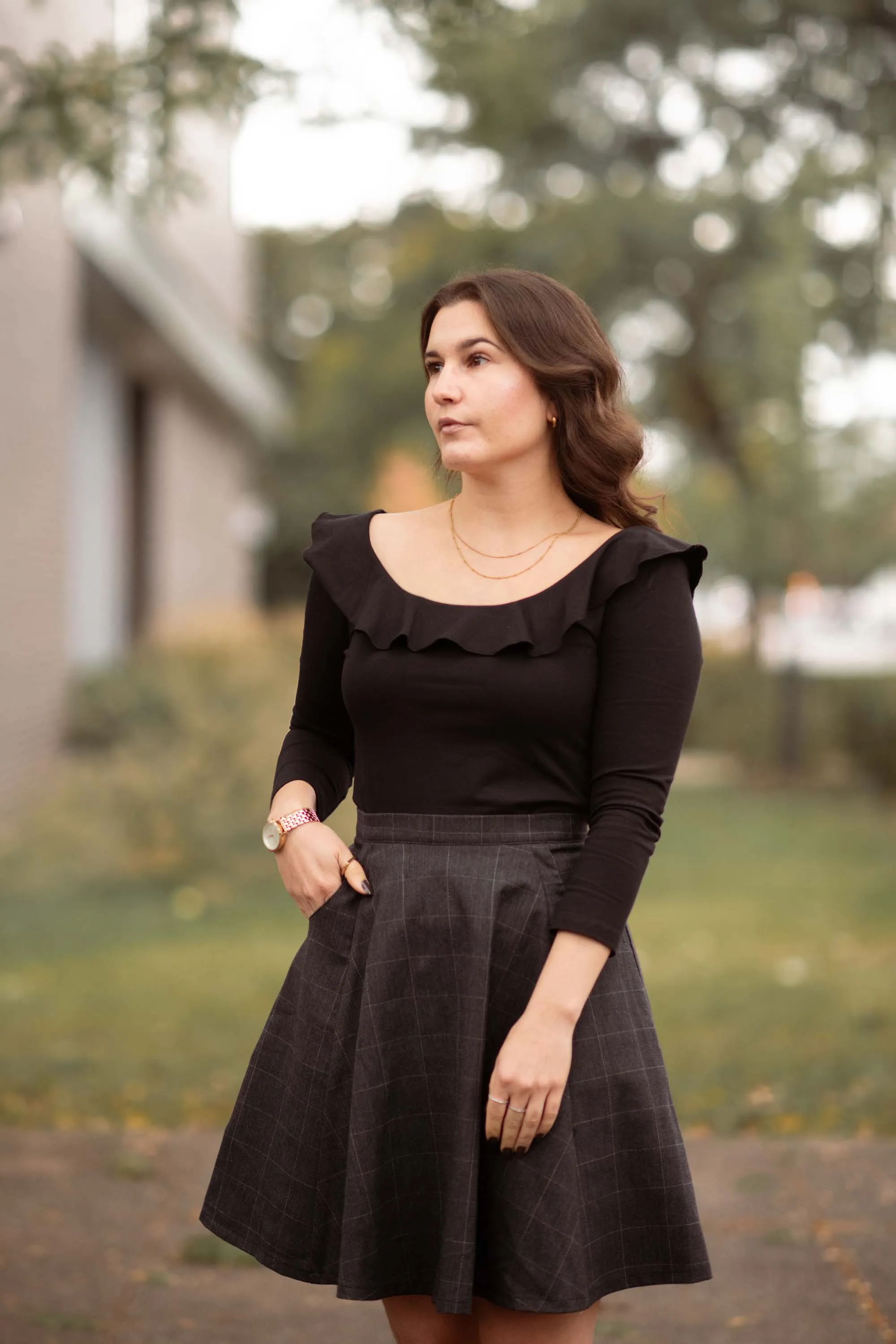 Jupe Daisy en laine récupérée sold by Meemoza product image thumbnail 3