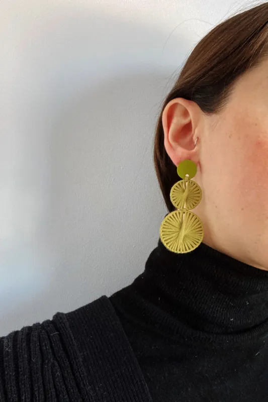Boucles d'oreille Raphaelle - Cartouche made by Meemoza