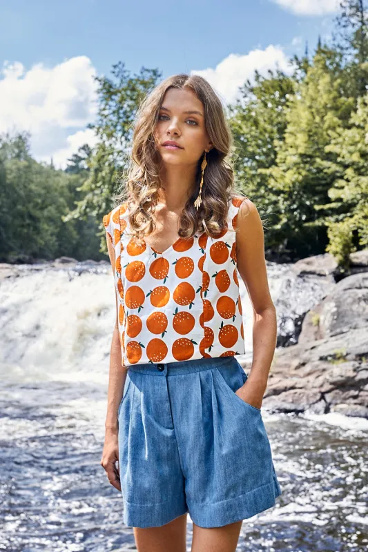 Short Maëlle en Tencel sold by Meemoza