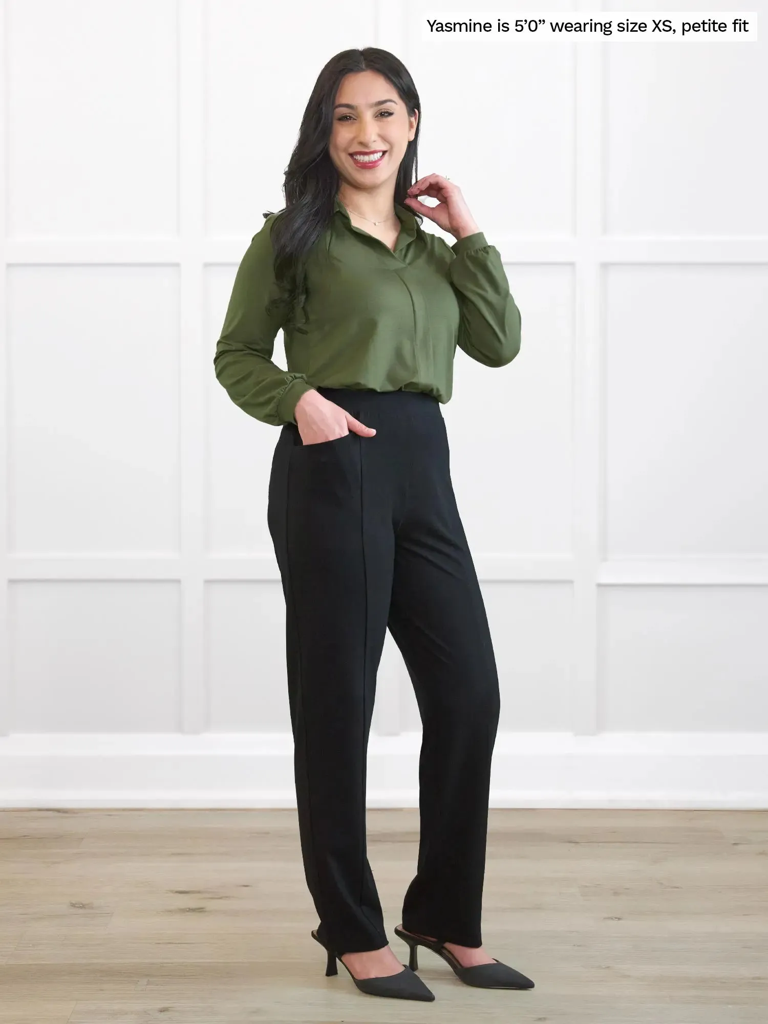 Tibby high waisted straight leg pant - FINAL SALE sold by Miik product image thumbnail 5